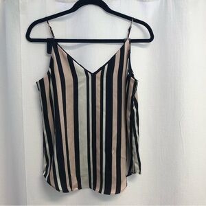EXPRESS Blue Blush Stripe Y2K Summer Camisole Small